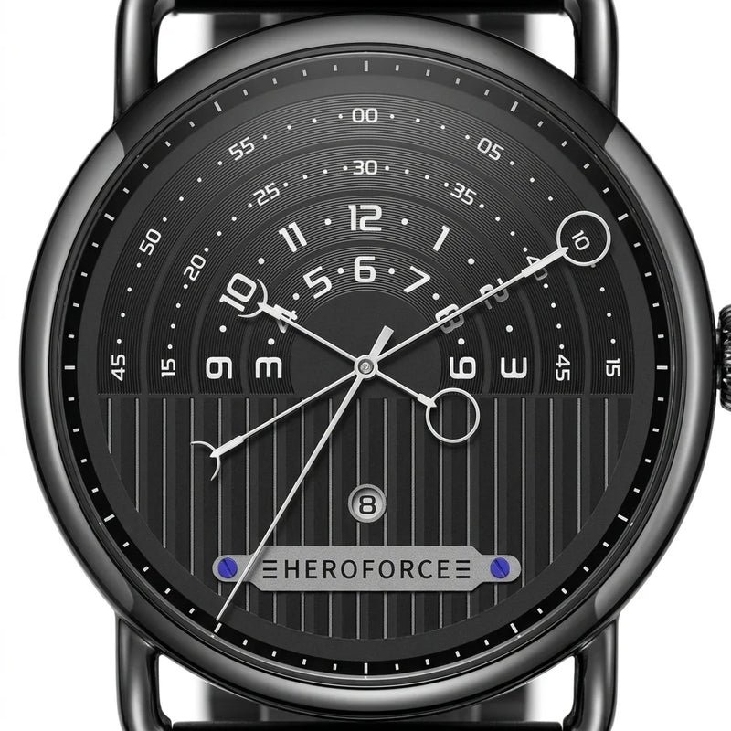 HeroForce 5005B close up, watch dial