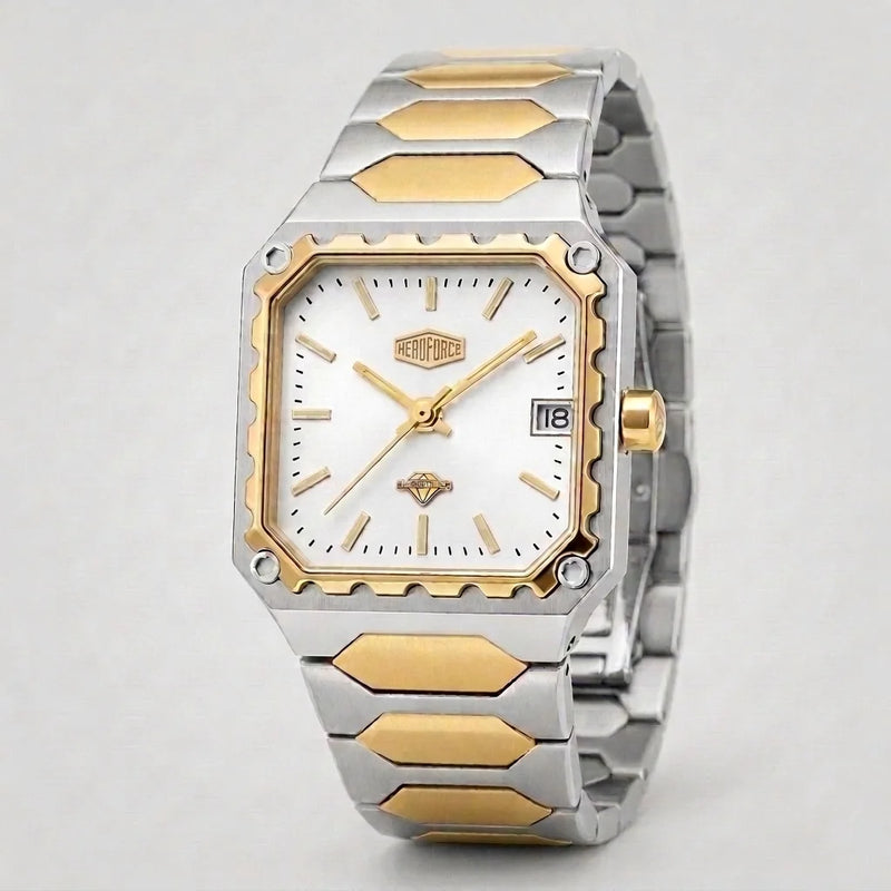 HeroForce 5045 Square Cas - quiet luxury, minimalist, elegant in studio