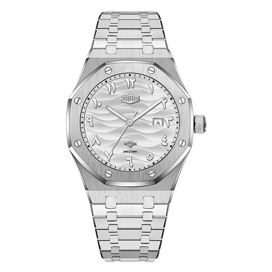 HeroForce 5070B white dial arabic numerals