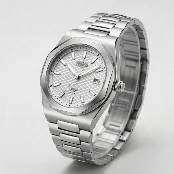 Heroforce 5041 Men's Watch - blue dial, steel in studio