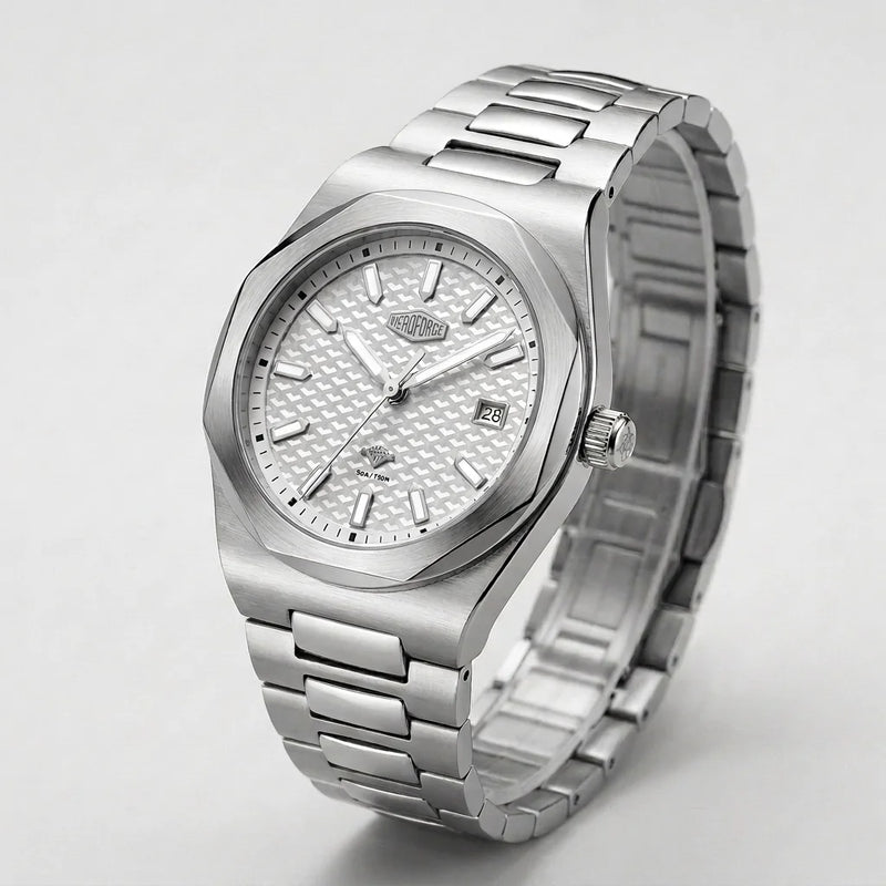 Heroforce 5041 Men's Watch - blue dial, steel in studio