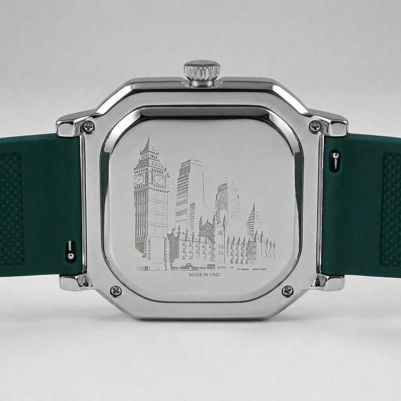 Heroforce 5051P Men's Bus - engraved caseback, luxury watch