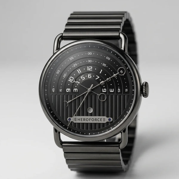 HeroForce 5005B full watch view, dark metal