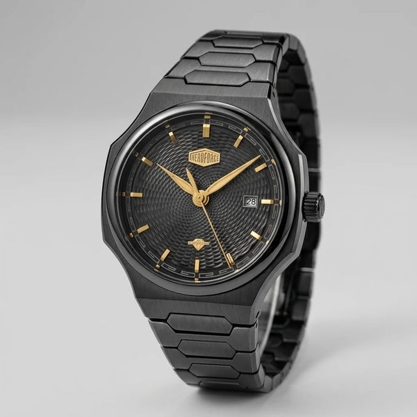 Heroforce 5006 Sunburst R - sunburst dial, luxury watch, premium finish, studio photography