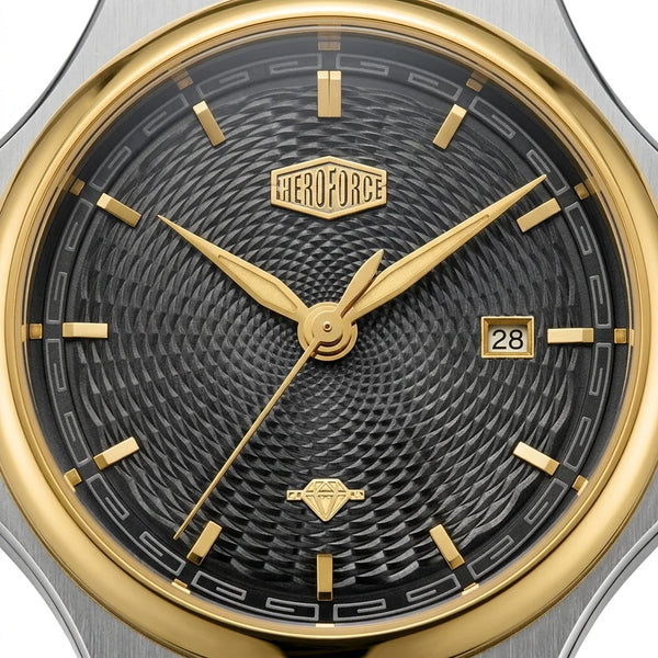 Heroforce 5006 Two-Tone D - Luxury watch, radial dial, two-tone, dark