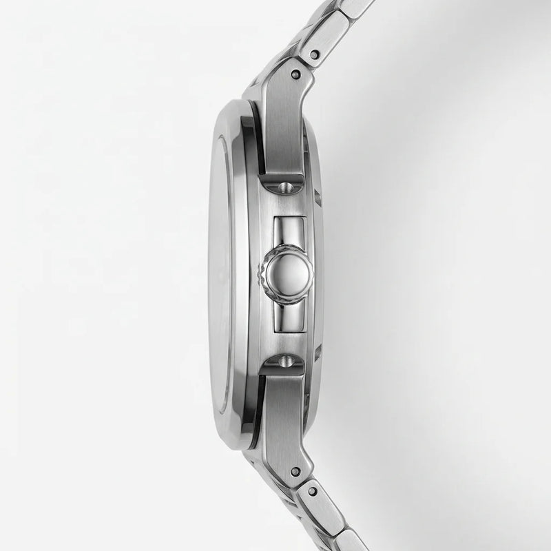 Heroforce 5019 Classic Me - luxury watch, side profile, metal, crown