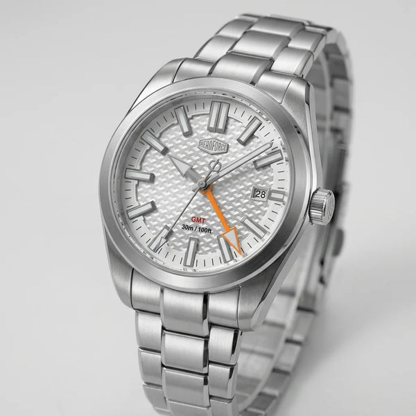 HeroForce 5031 Silver Lig - Silver luxury timepiece