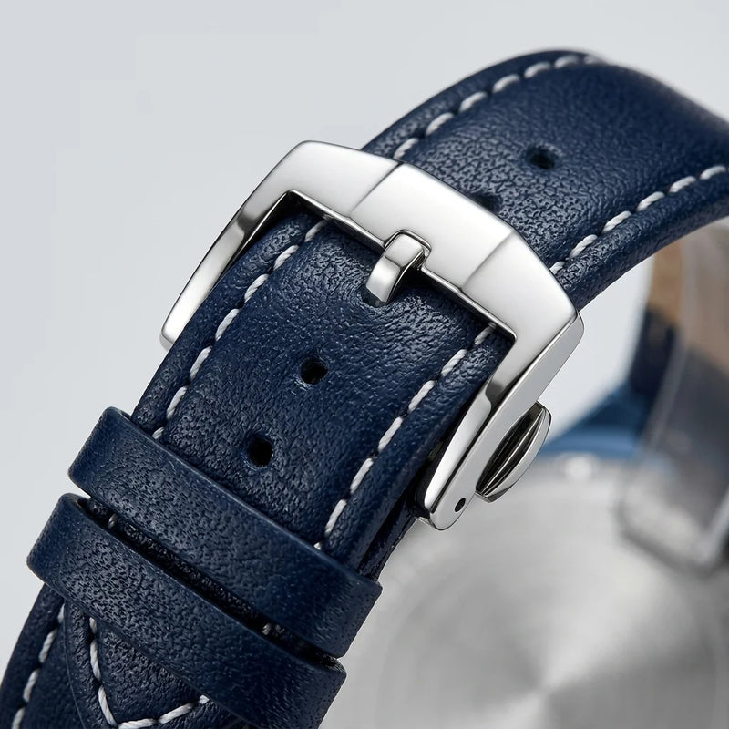 HeroForce 5033B Luxury An - luxury watch strap, polished buckle, macro detail