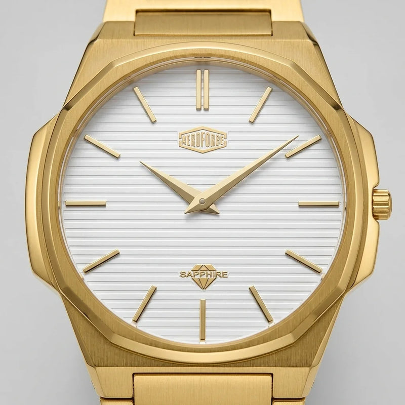 HeroForce 5037A Luxury Oc - octagonal textured dial watch