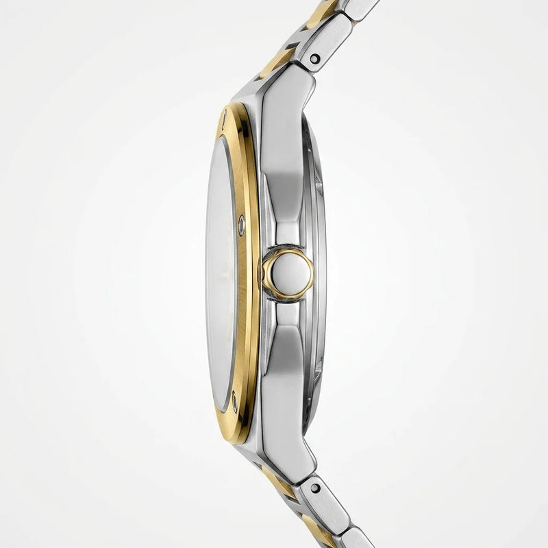 HeroForce 5039 Wave Dial - Side profile, luxury, metal, crown