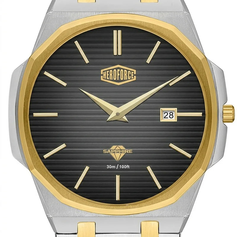 HeroForce 5040B Octagonal - luxury, sharp, textured dial