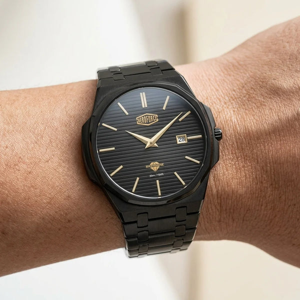 HeroForce 5040B Octagonal - worn on wrist, luxury timepiece, octagonal
