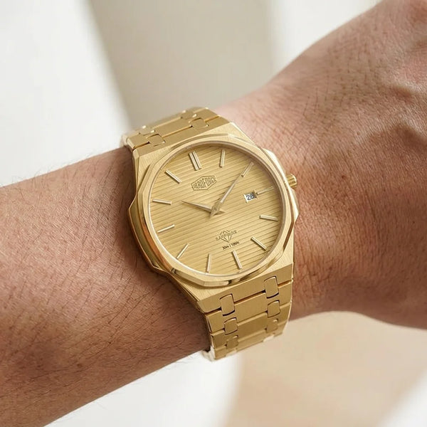 HeroForce 5040B Octagonal - worn wrist, luxury, natural light