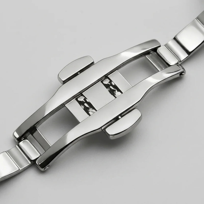 HeroForce 5045 Watch - Sq - premium leather strap buckle
