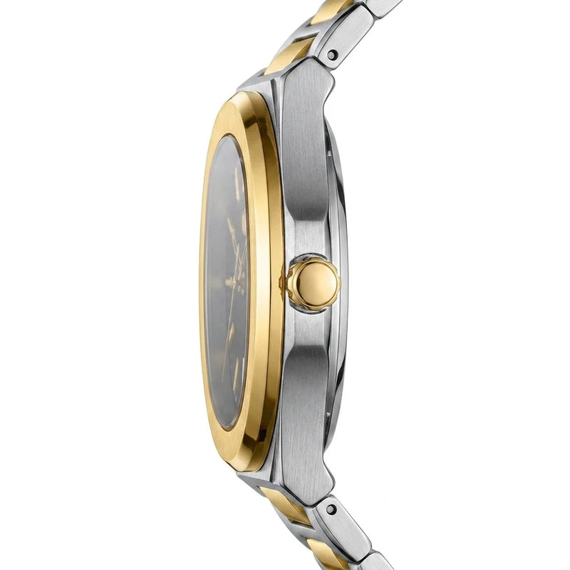 HeroForce 5046 Luxury Ana - luxury watch, side profile, extreme close-up, premium metal