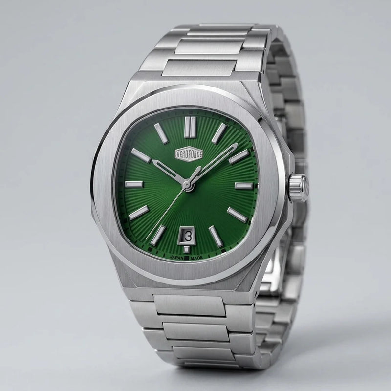 HeroForce 5046 Luxury Analog - premium steel studio watch