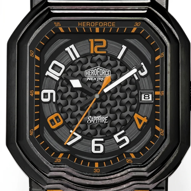 HeroForce 5051CP Men's Square Textured Dial Watch - Square Textured Dial
Men's Wristwatch
Quiet Luxury
Studio Shot