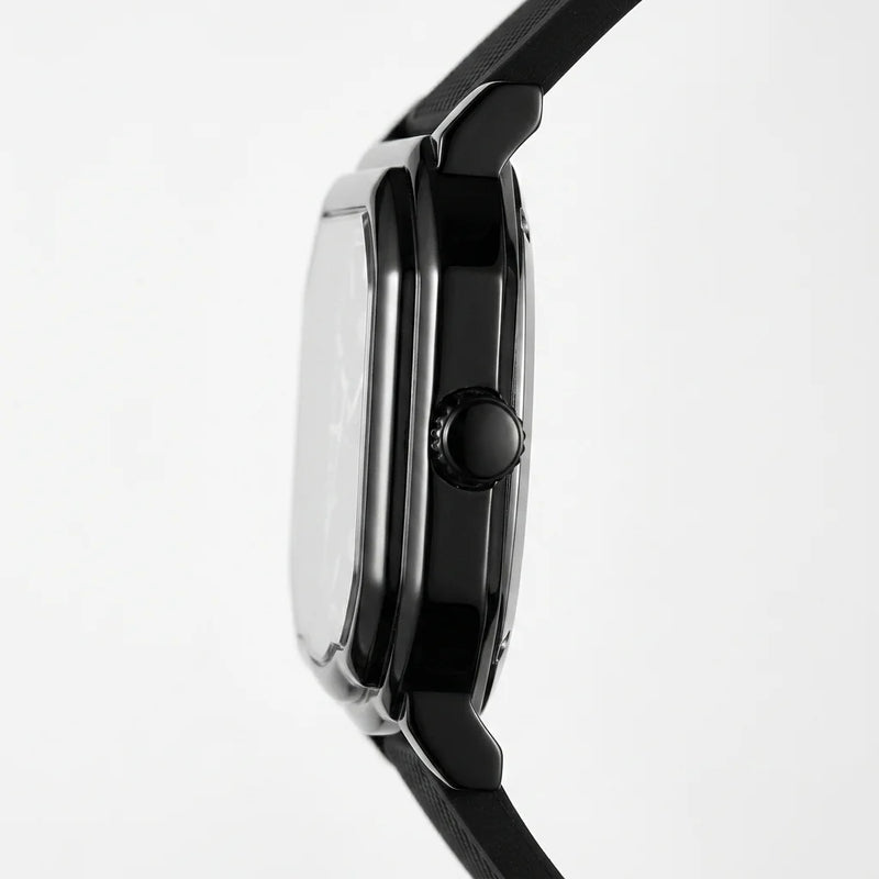 side profile black watch