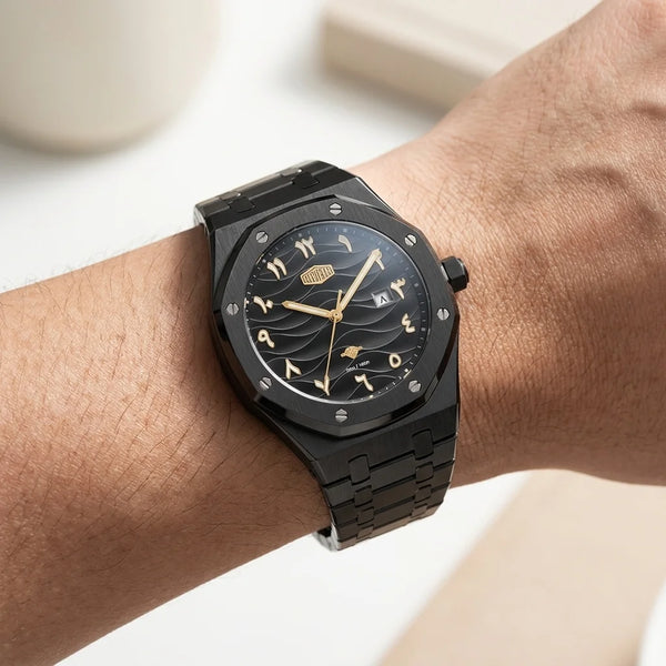 HeroForce 5070B Octagonal - octagonal watch, worn wrist, luxury