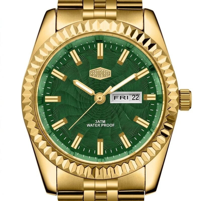 HeroForce 5083 Luxury Ana - Macro dial, luxury, crisp detail