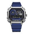 Navy Blue Silver
