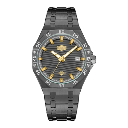 Black Gold Dial Watch