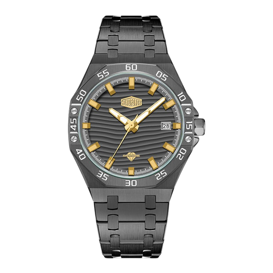 Black Gold Dial Watch