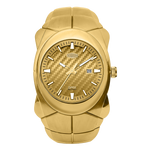 HEROFORCE 6039-A gold-tone stainless steel watch, with a gold dial