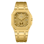 HEROFORCE Luxury Quartz Men's Watch - gold watch gold dial