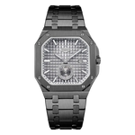 HEROFORCE Luxury Quartz Men's Watch - gunmetal watch grey dial