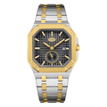 silver gold black