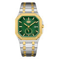 silver gold green