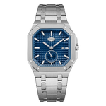 HEROFORCE Luxury Quartz Men's Watch - silver watch blue dial