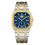 HEROFORCE Luxury Quartz Men's Watch - two-tone blue dial watch