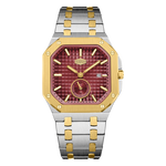 HEROFORCE Luxury Quartz Men's Watch - two-tone red dial watch