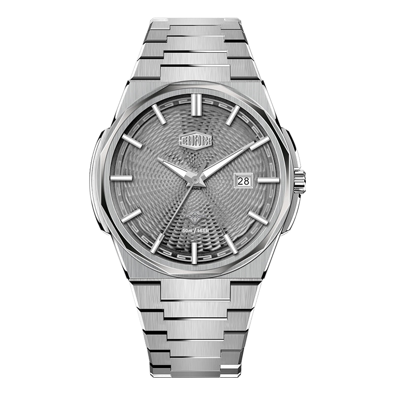 silver dial all-steel