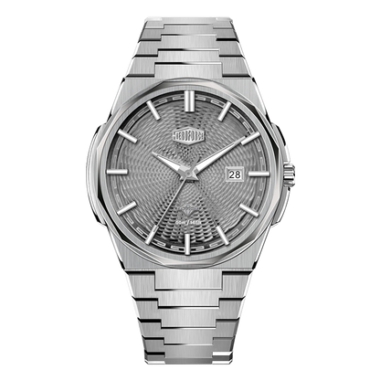 silver dial all-steel