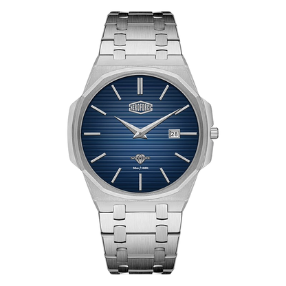 HeroForce-5040B Blue dial steel watch