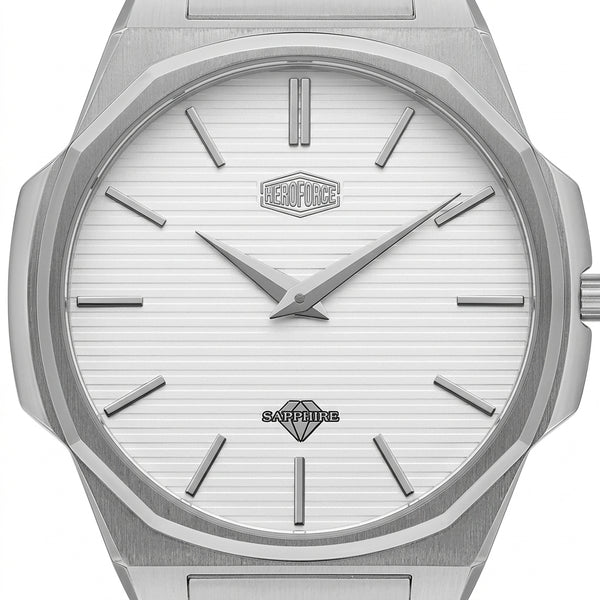 HeroForce-5040B White dial steel watch Dial