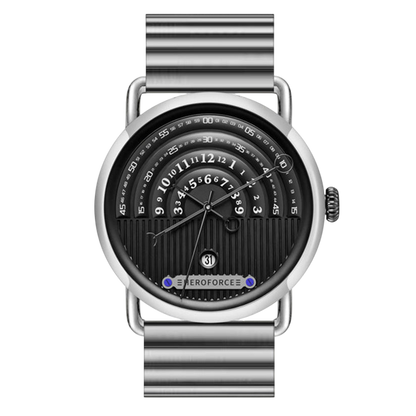 HeroForce 5005B black dial front view