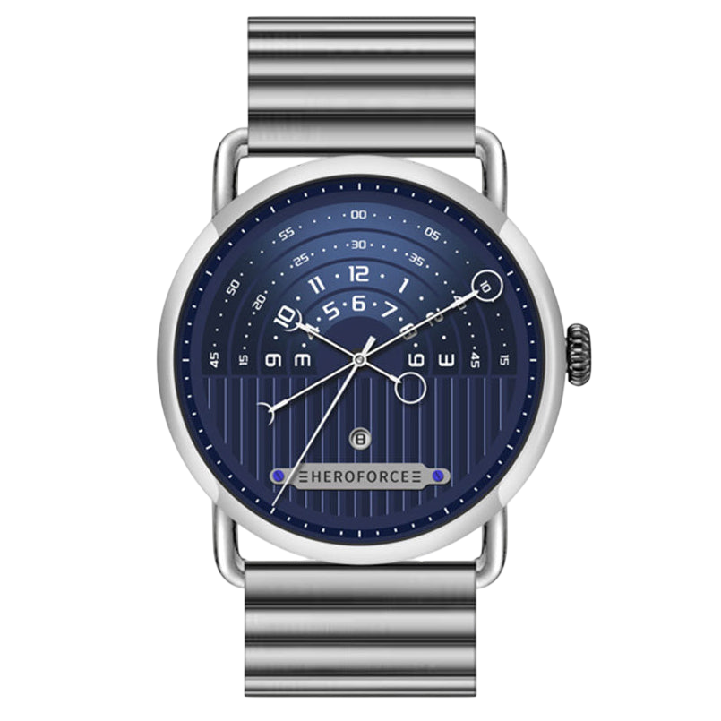 HeroForce 5005B blue dial front view