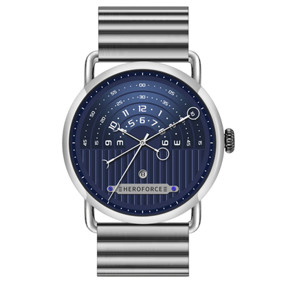 HeroForce 5005B blue dial front view
