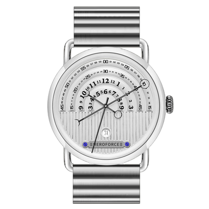 HeroForce 5005B front view, white dial