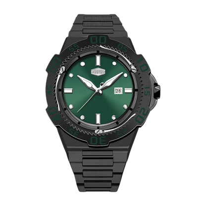 HeroForce 5009 Sport Luxury - premium luxury green dial metal studio