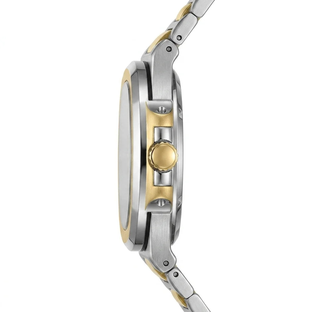 HeroForce 5019 Classic Me - luxury watch side profile, metal case, crown detail
