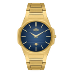 front view blue dial
