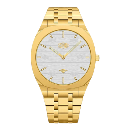 HeroForce 5038 - gold case white dial