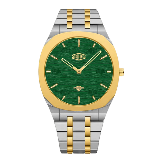 HeroForce 5038 - green dial gold bezel
