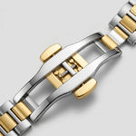 HeroForce 5039 Wave Dial - luxury stainless steel strap, metal buckle