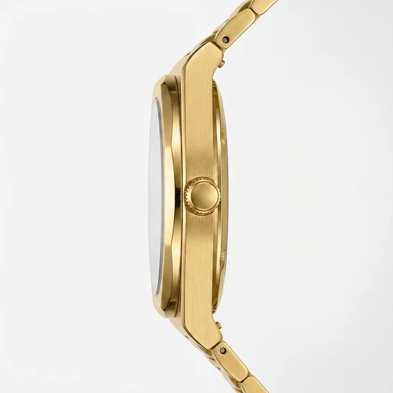 HeroForce 5041 Gold Light - gold luxury watch side profile view